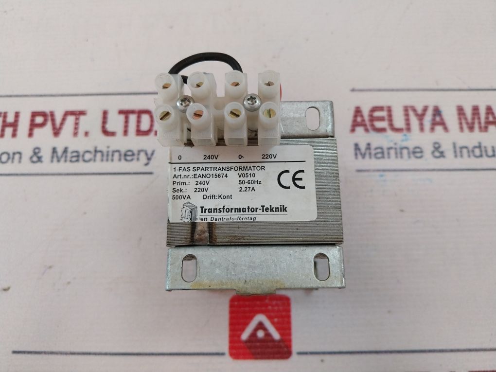 Transformator-teknik Eano15674 1-phase Spartransformator 220V