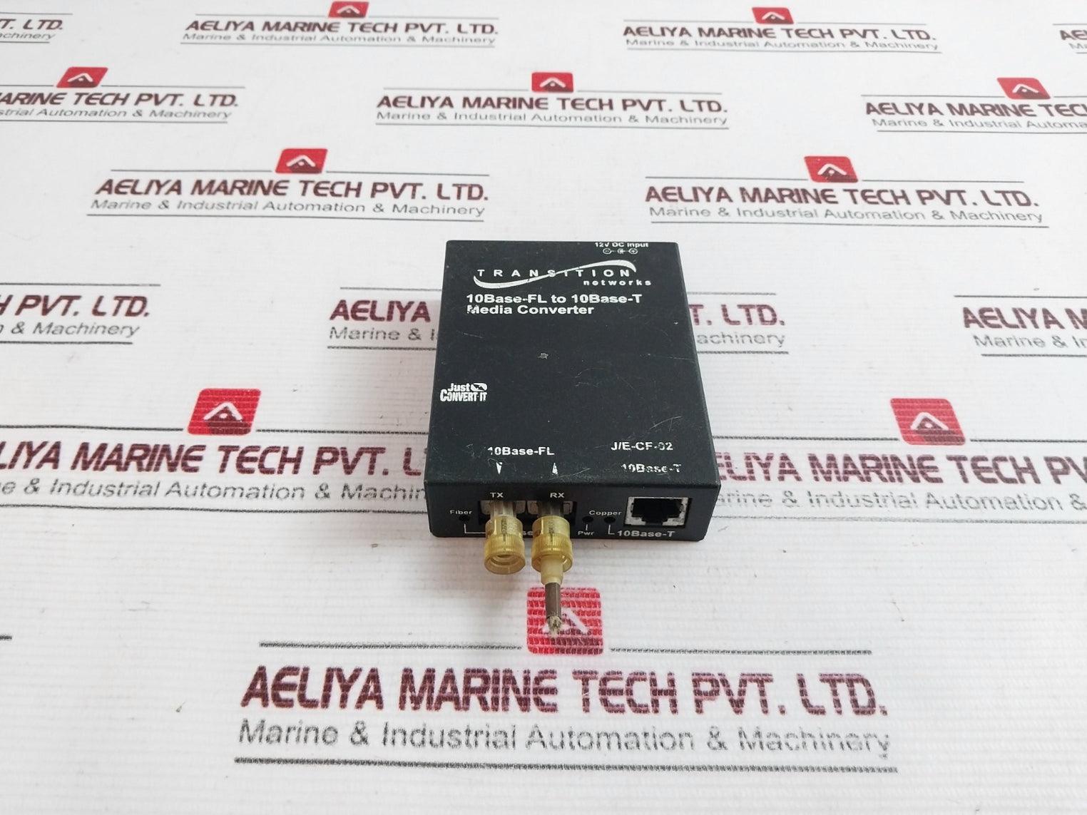 Transition Networks J/E-cf-02 Media Converter 12Vdc