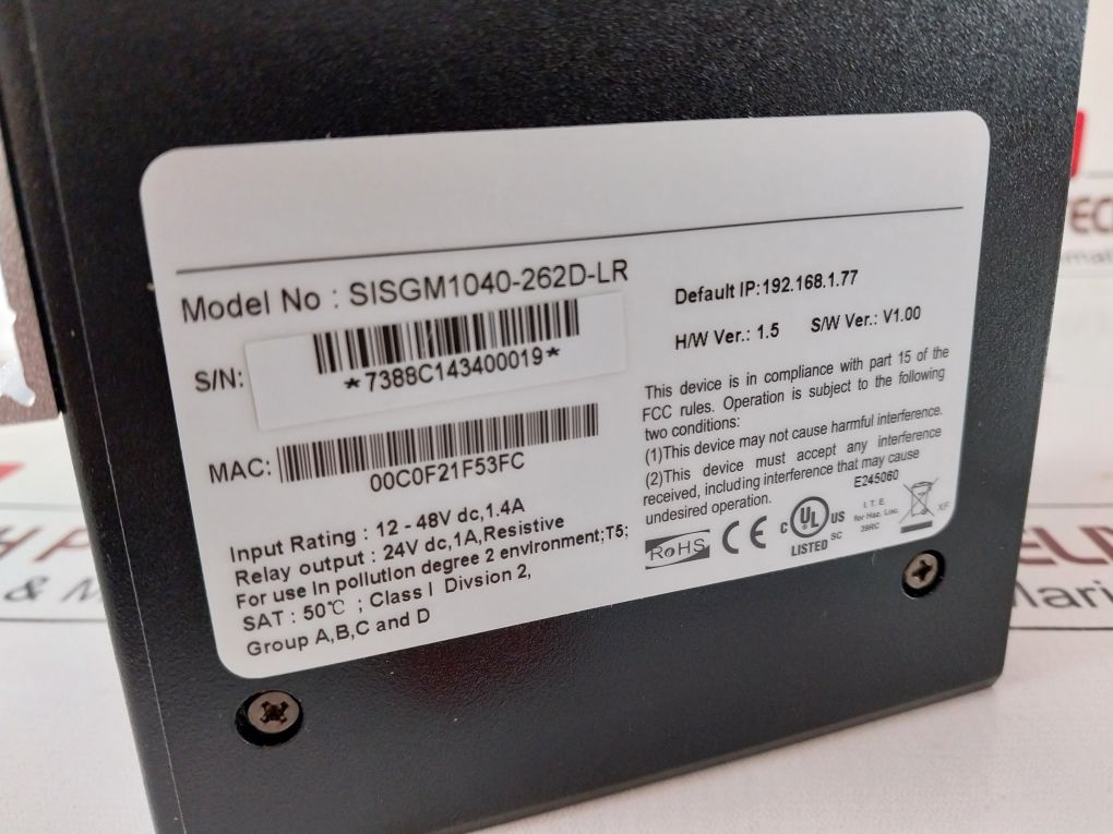 Transition Networks Sisgm1040-262D-lr Ethernet Switch Kit Free Shipping