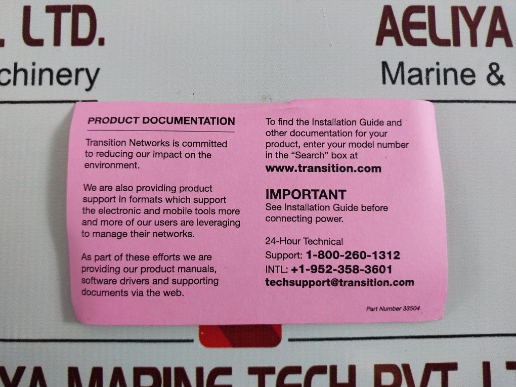 Transition Networks Tn-sfp-sx Transceiver Module 1000Base-sx 85