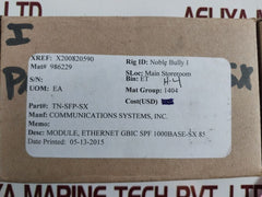 Transition Networks Tn-sfp-sx Transceiver Module 1000Base-sx 85