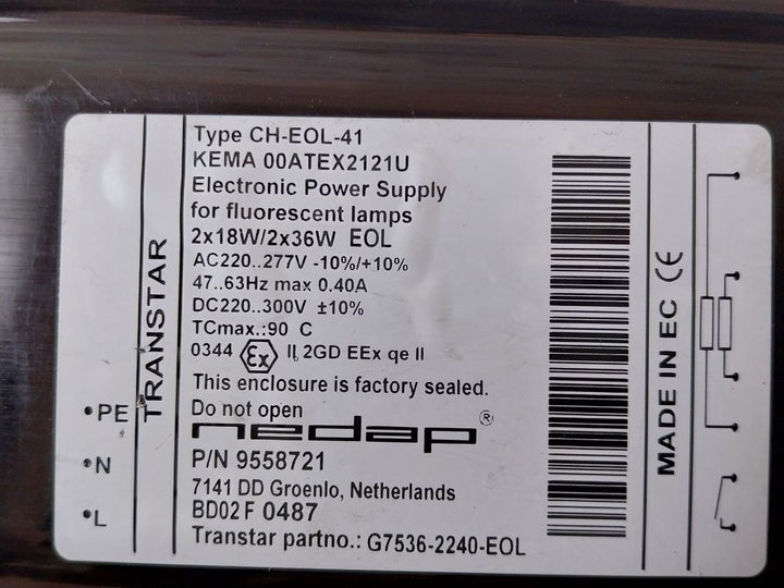 Transtar Ch-eol-41 Electronic Power Supply 9558721