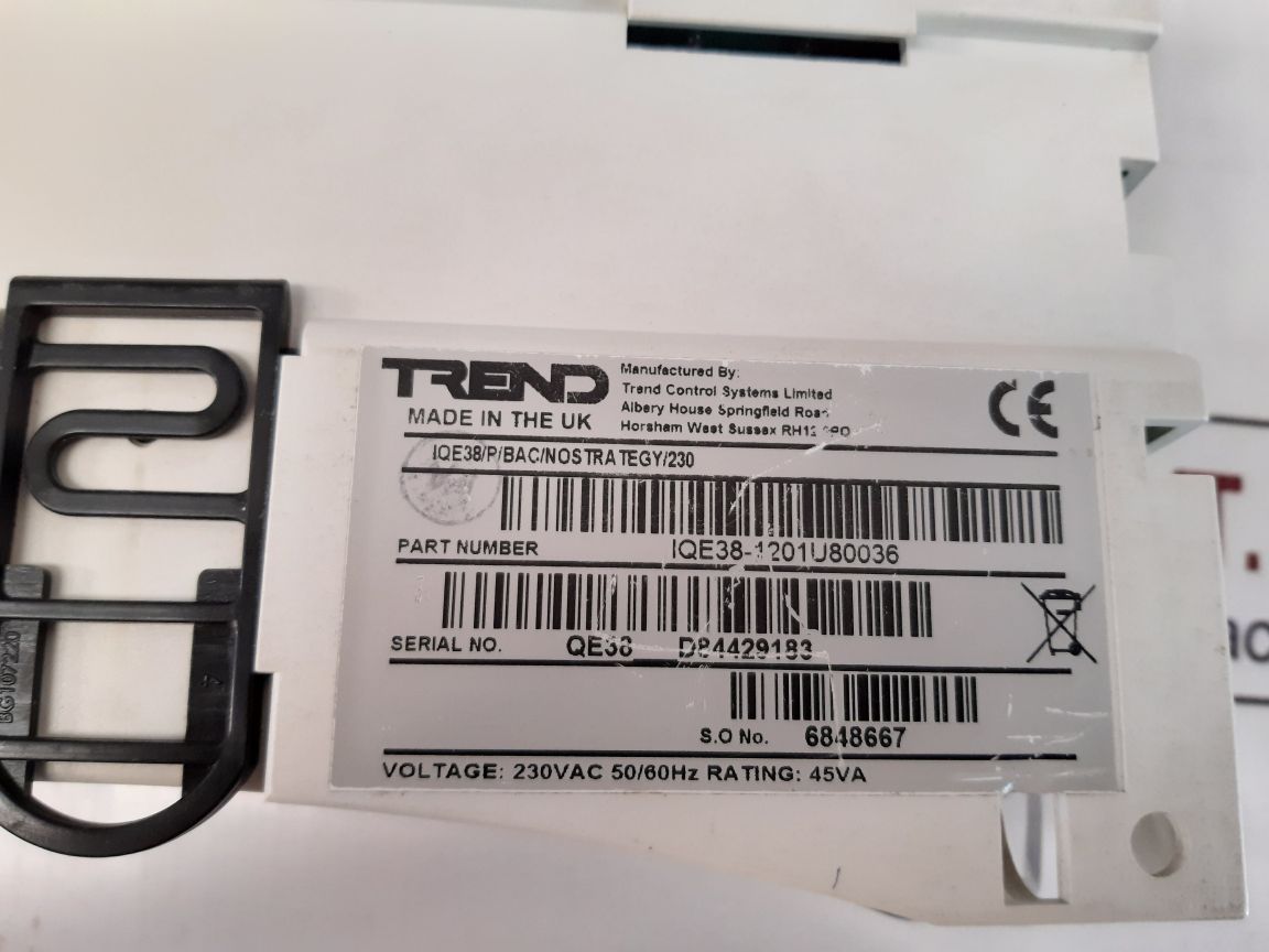 Trend Control Iqe38-1201U80036 Terminal Unit Controller