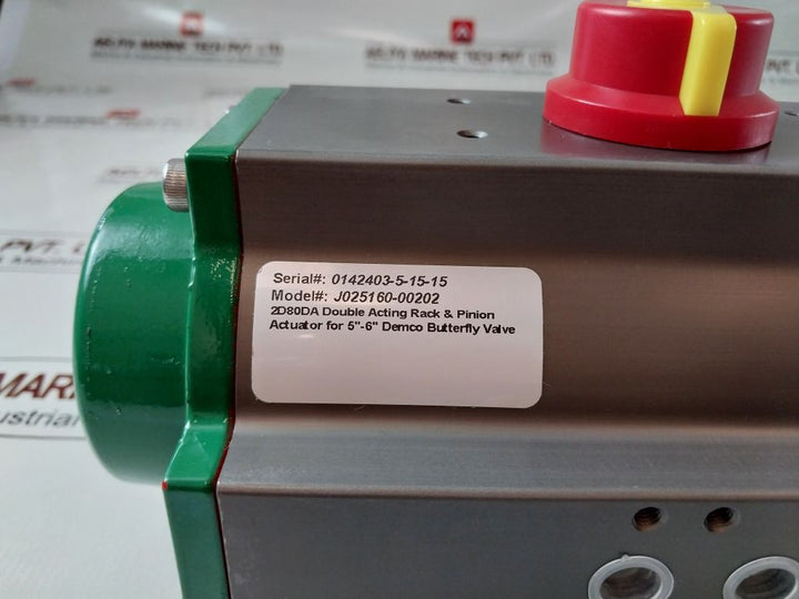 Triac 2D80Da Double Acting Rack & Pinion Actuator