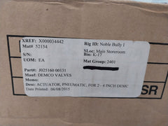 Triac Controls 2D40Da Pneumatic Actuator J025160-00131