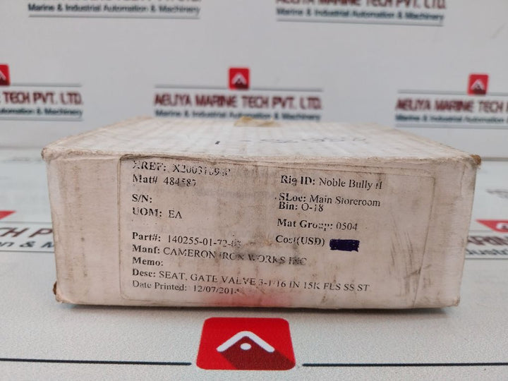 Tribocor 140255-01-72-03 Seat Gate Valve
