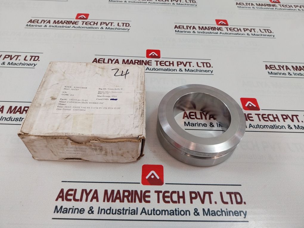 Tribocor Technologies 140255-01-72-03 Seat Gate Valve 3-1/16 In 15K Fls Ss St