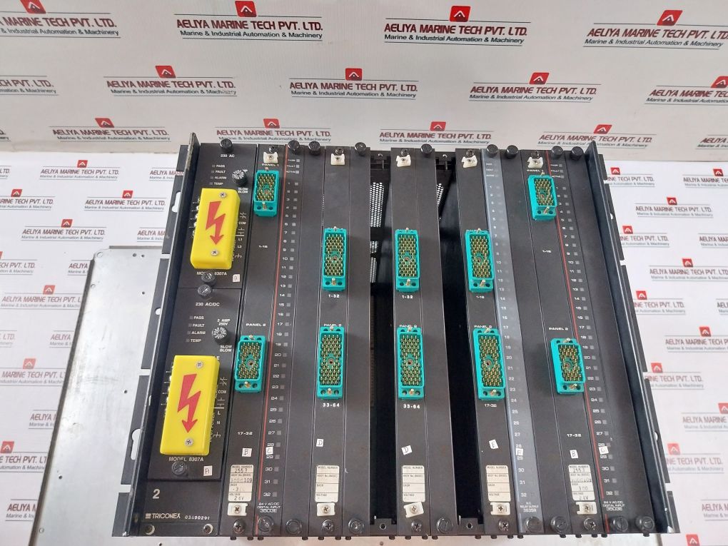 Triconex 8307A,2553,7400127-610,3000109 Power Supply Module Rack 24V Ac/Dc