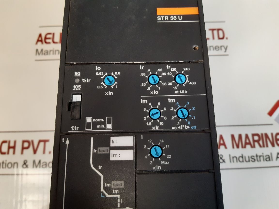 Merlin Gerin Str 58 U Circuit Breaker Control Unit