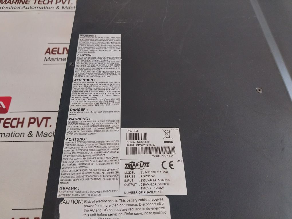 Tripp Lite Suint1500Rtxl2Ua