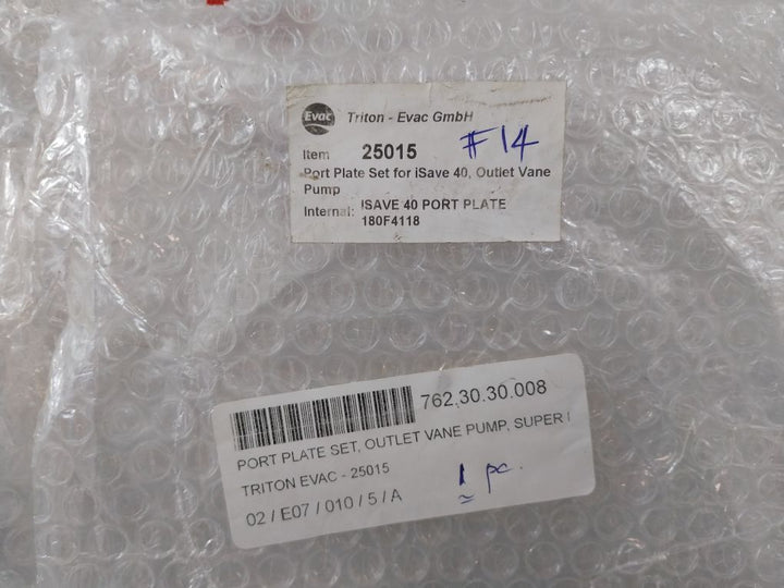 Triton-evac 180F4118 Port Plate For Isave