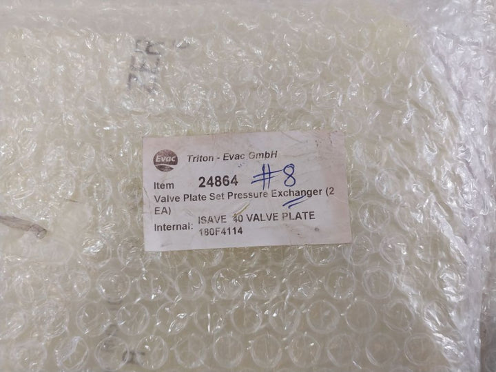 Triton-evac 24864 Pressure Exchanger Valve Plate