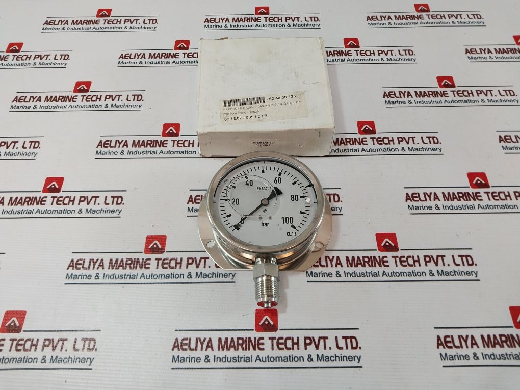 Triton Evac En837-1 Pressure Gauge 0-100 Bar
