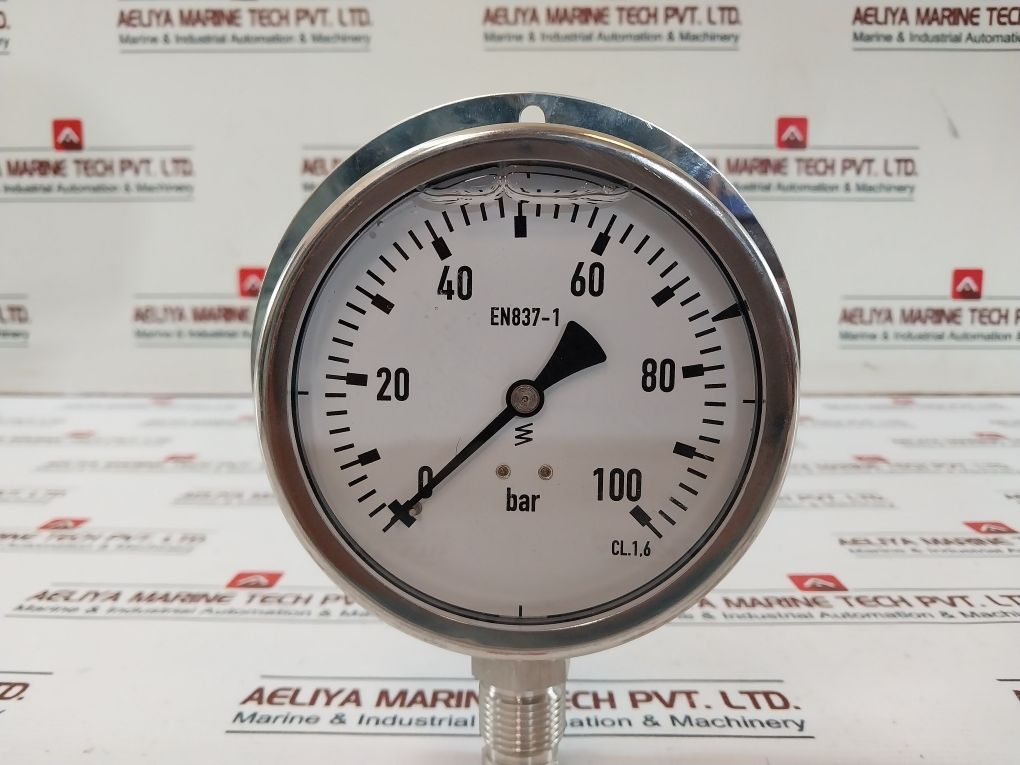 Triton Evac En837-1 Pressure Gauge 0-100 Bar