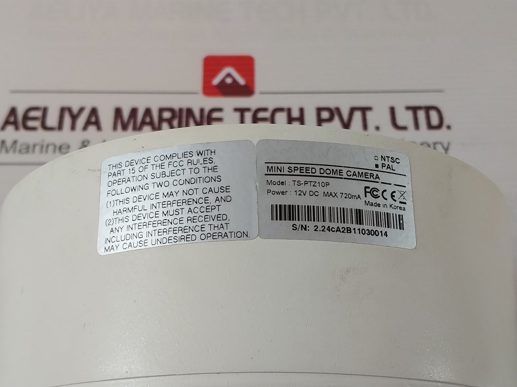 Ts-ptz10P Mini Speed Dome Camera 12V Dc