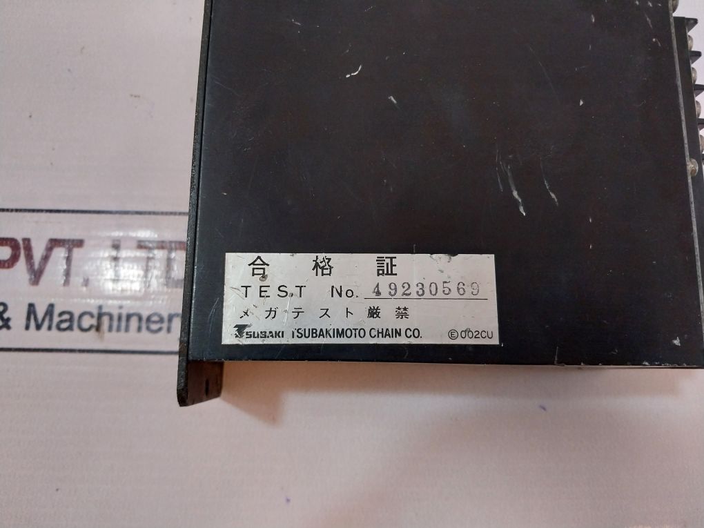 Tsubakimoto Sct250D-s5-10 Control