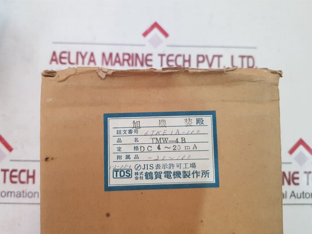 Tsuruga Electric Tmw-4B Pressure Temperature Indicator -20-0-+100°C