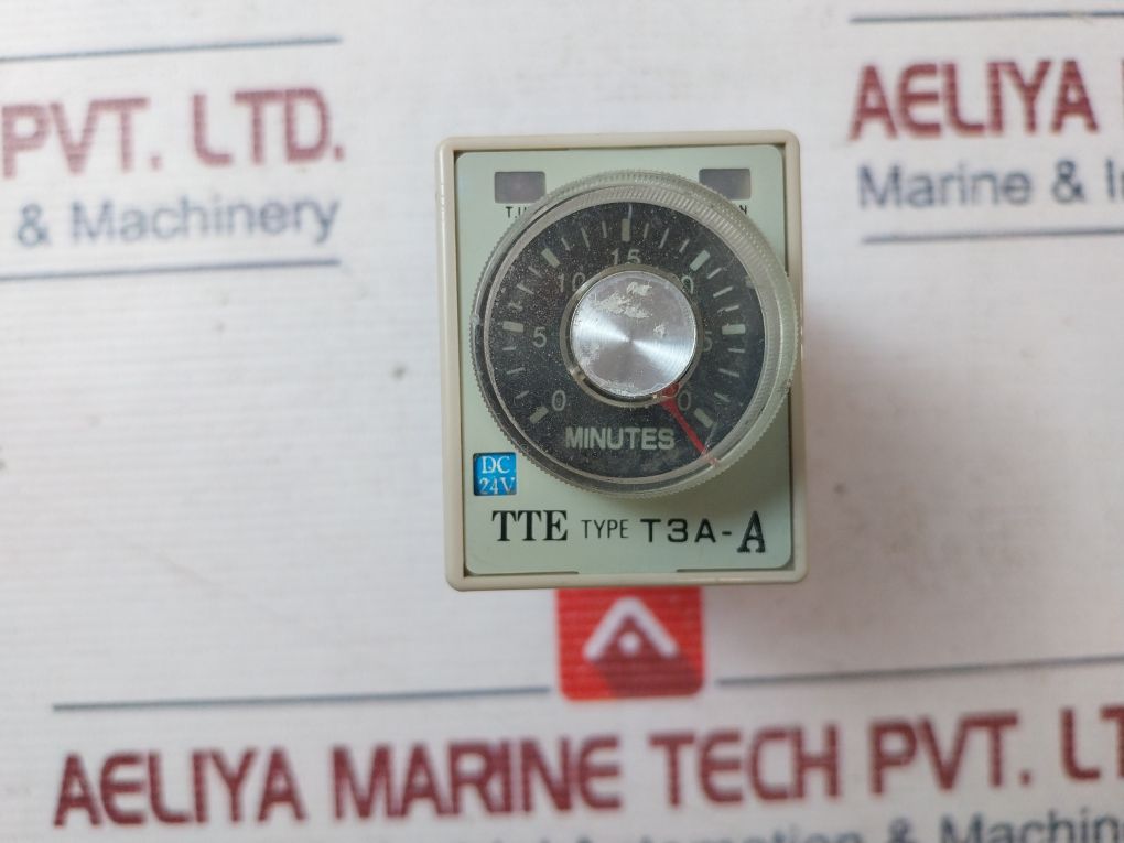 Tte T3A-a Timer With Base 0-30Min Ac 220V 5A