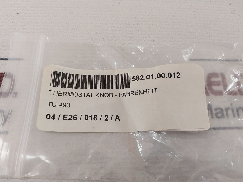Tu-490 Thermostat Knob-fahrenheit