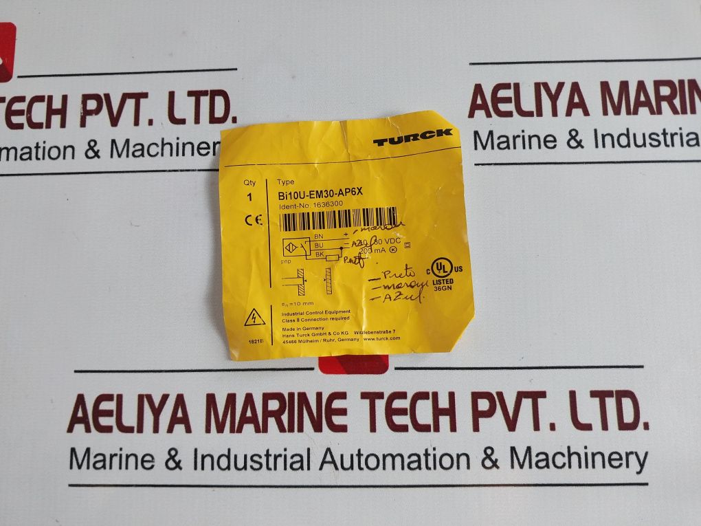 Turck Bi10U-em30-ap6X Inductive Sensor Kit