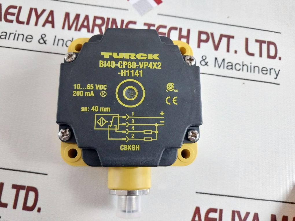 Turck Bi40-cp80-vp4X2-h1141 Proximity Sensor 10...65 Vdc