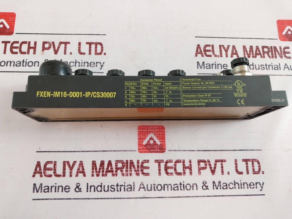 Turck Fxen-im16-0001-ip/Cs30007 Compact Fieldbus Ethernet/Ip I/O Module 