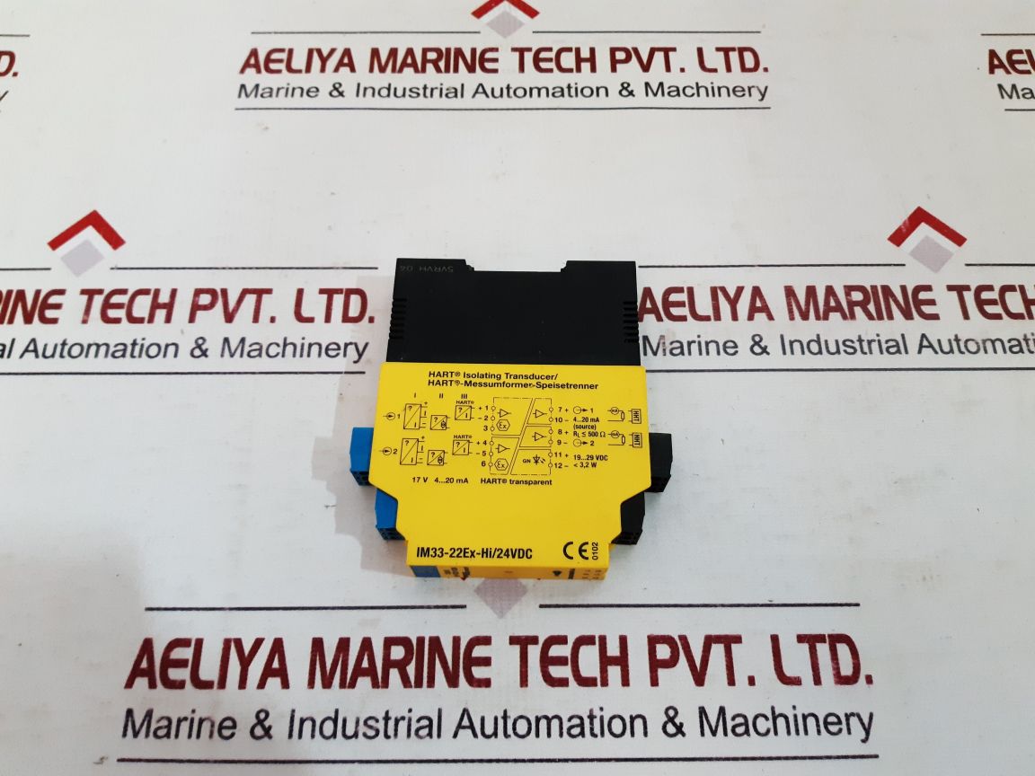 Turck Im33-22Ex-hi/24Vdc Hart Isolating Transducer