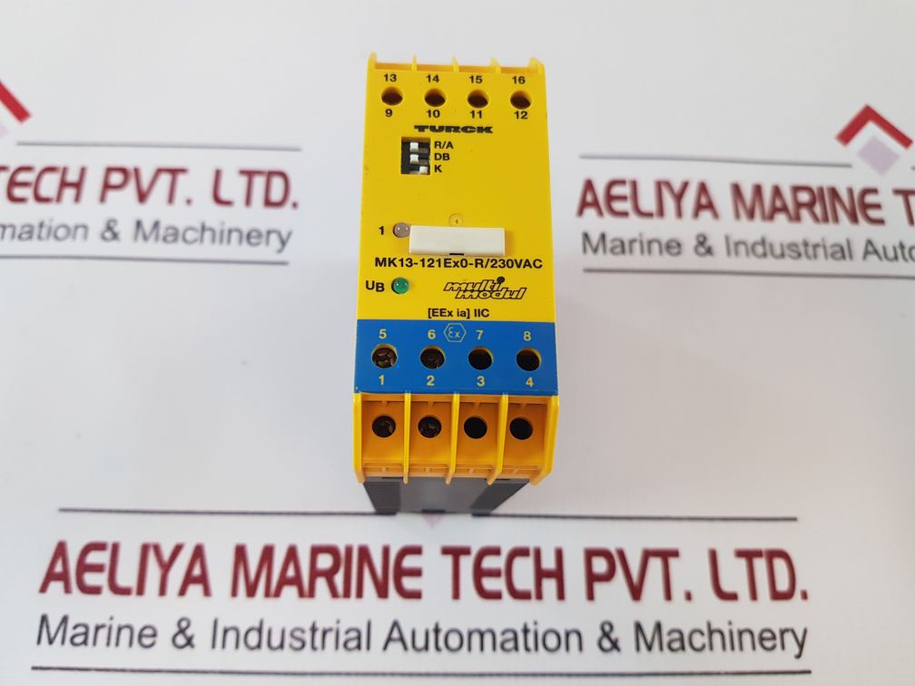 Turck Mk13-121Ex0-r/230Vac Isolating Switching Amplifier