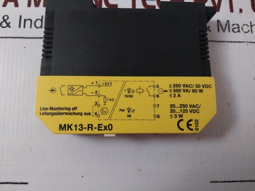 Turck Mk13-r-ex0 Isolating Switching Amplifier