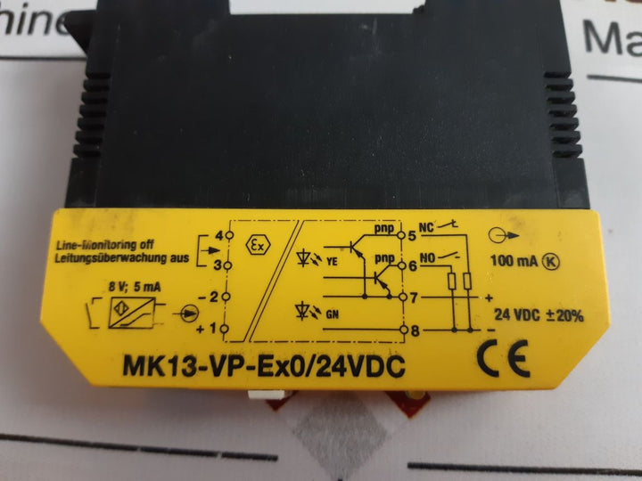 Turck mk13-vp-ex0/24vdc multi modul switching amplifier