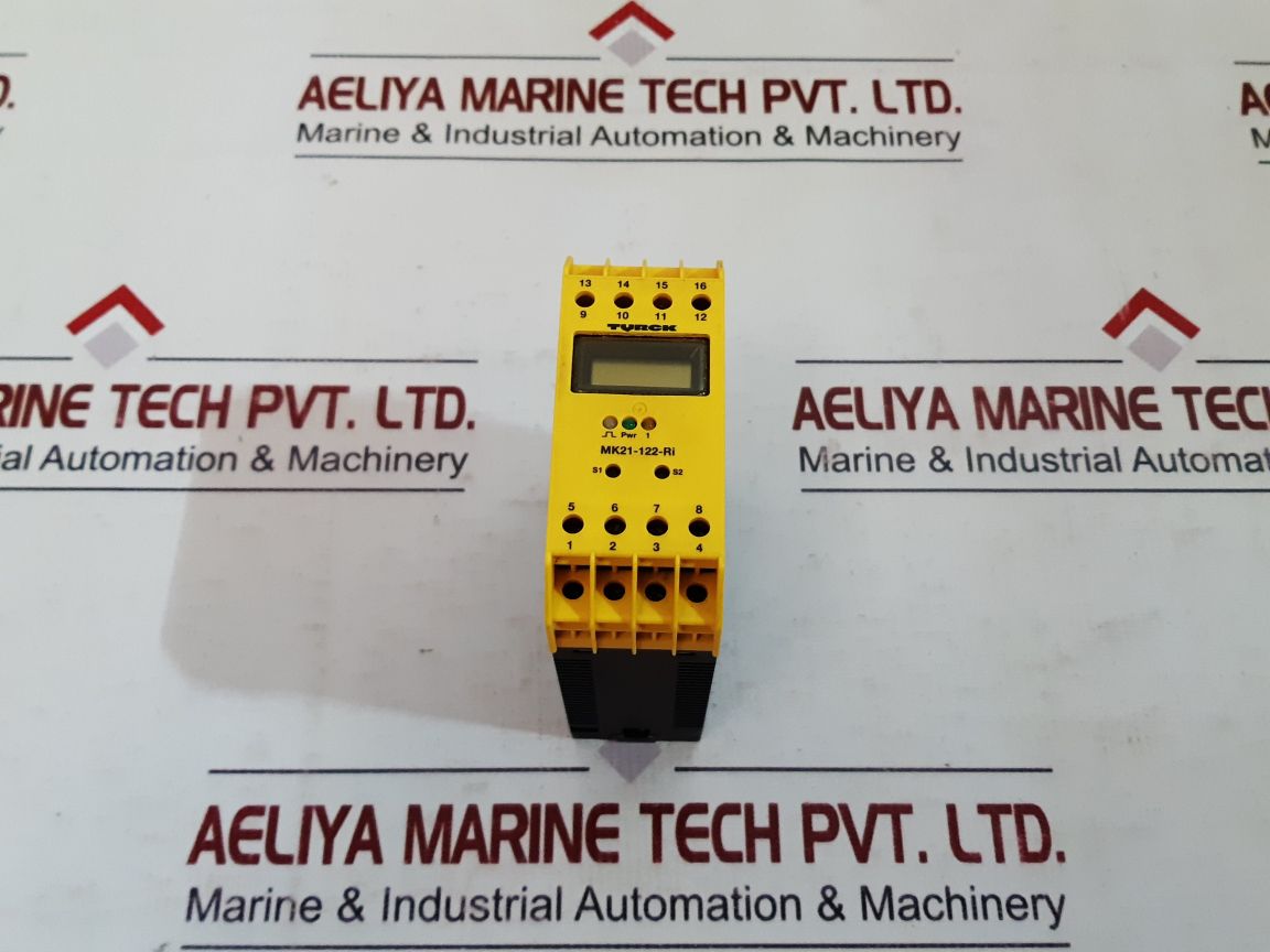 Turck Mk21-122-ri Rotational Speed Monitor With Analogue Output