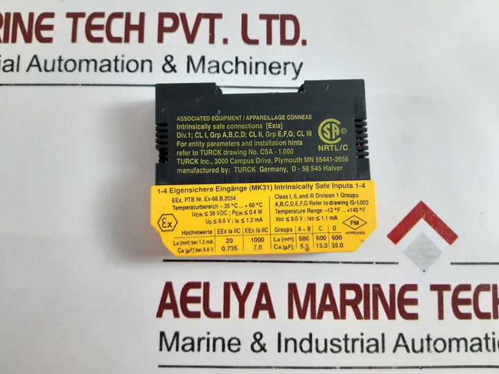Turck Mk31-lu-ex0 Voltage Repeater