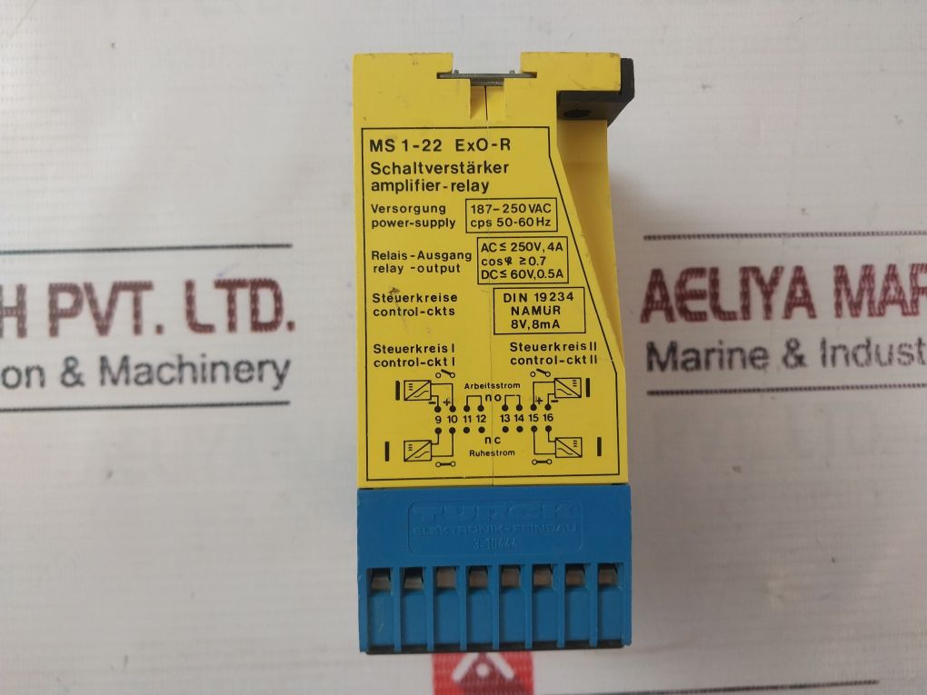 Turck Ms1-22 Ex0-r Amplifier Relay