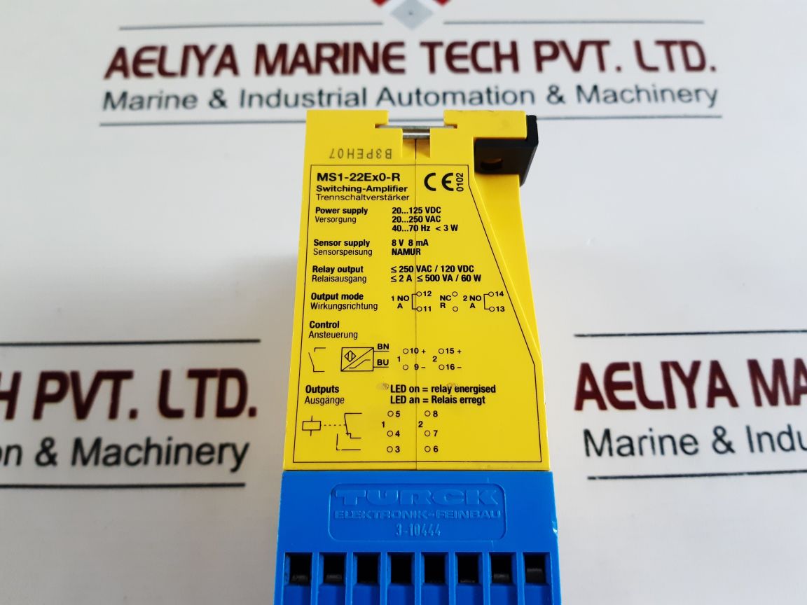 Turck Ms1-22Ex0-r Switching-amplifier 20…125 Vdc