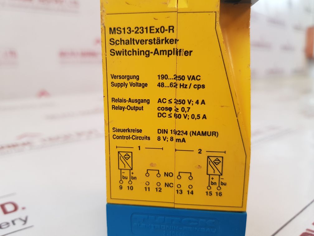 Turck Ms13-231-ex0-r Switching-amplifier