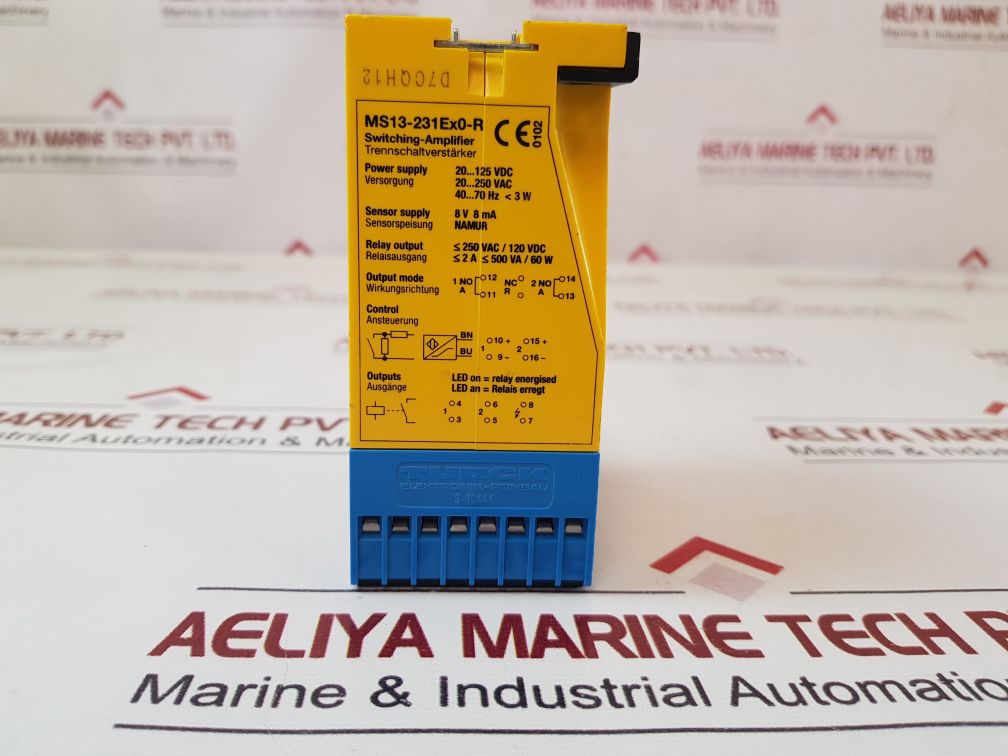 Turck Ms13-231Ex0-r Multi Safe Switching-amplifier 