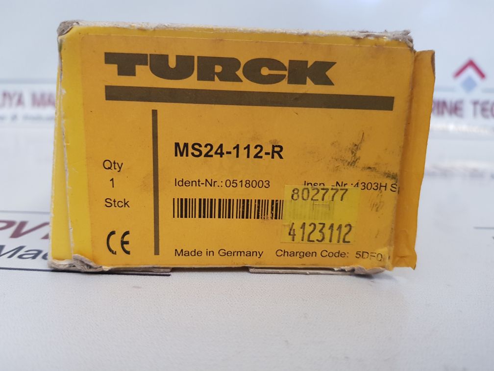Turck Ms24-112-r Multi Safe Rotational Speed Monitor