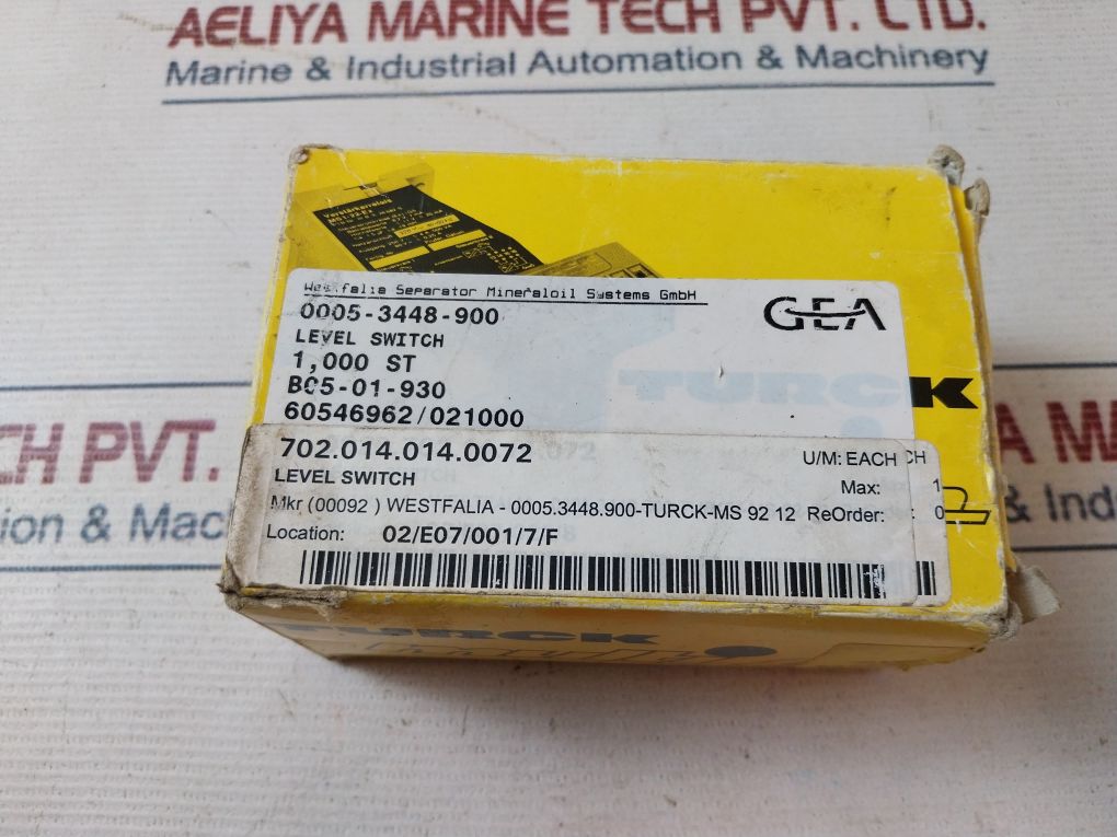 Turck Ms91-12-r Liquid Level Control