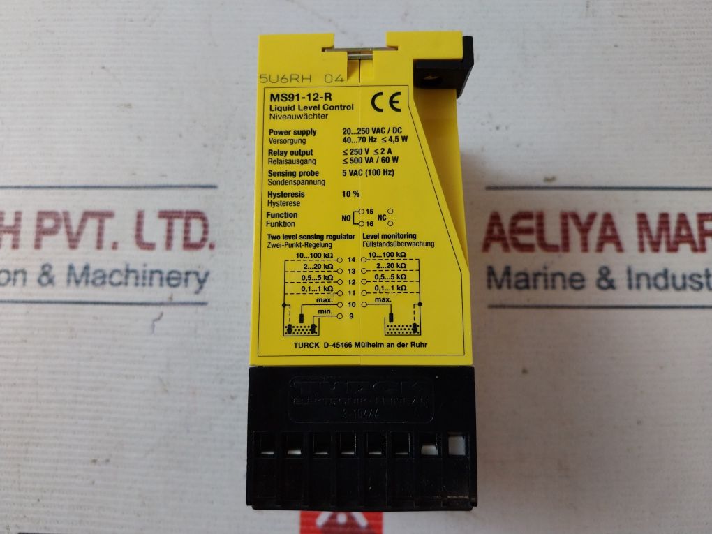Turck Ms91-12-r Liquid Level Control