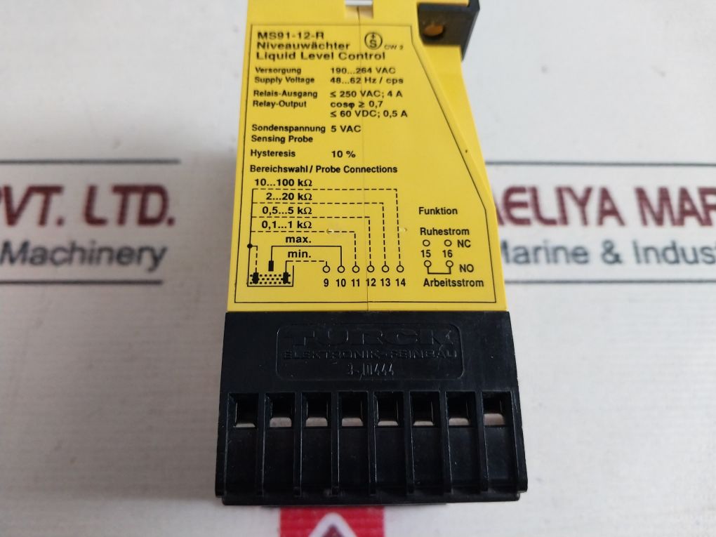 Turck Ms91-12-r Liquid Level Controller