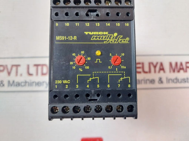 Turck Ms91-12-r Liquid Level Controller 230 Vac