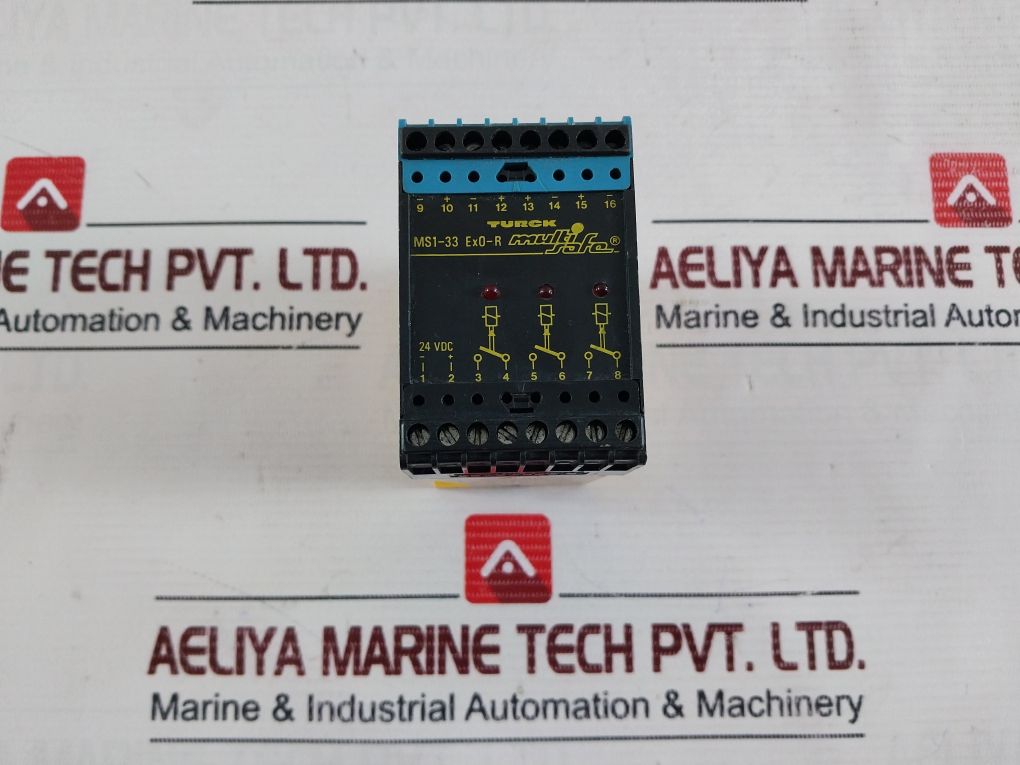 Turck Ms 1-33 Exo-r Switching Amplifier Relay Ac 250V 4A Multi Safe