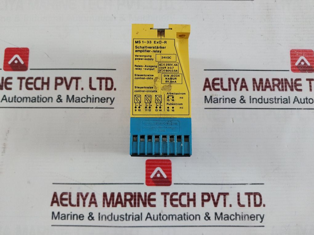 Turck Ms 1-33 Exo-r Switching Amplifier Relay Ac 250V 4A Multi Safe