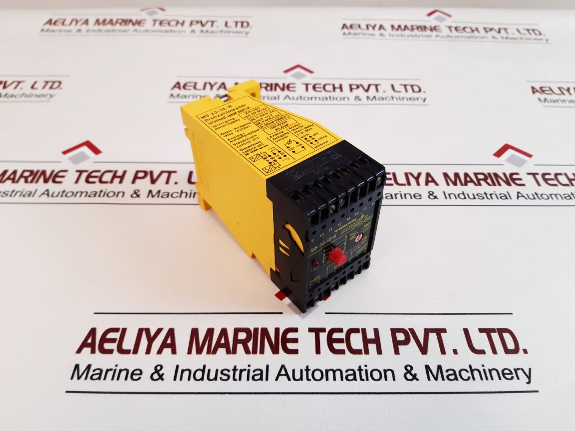 Turck Ms 22-12-r Rotational Speed Control 220 Vac