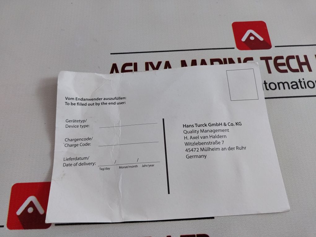 Turck Ni10-p18Sk-y1X Inductive Sensor