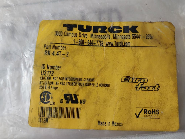 Turck Rk 4.4T-2 Cordset