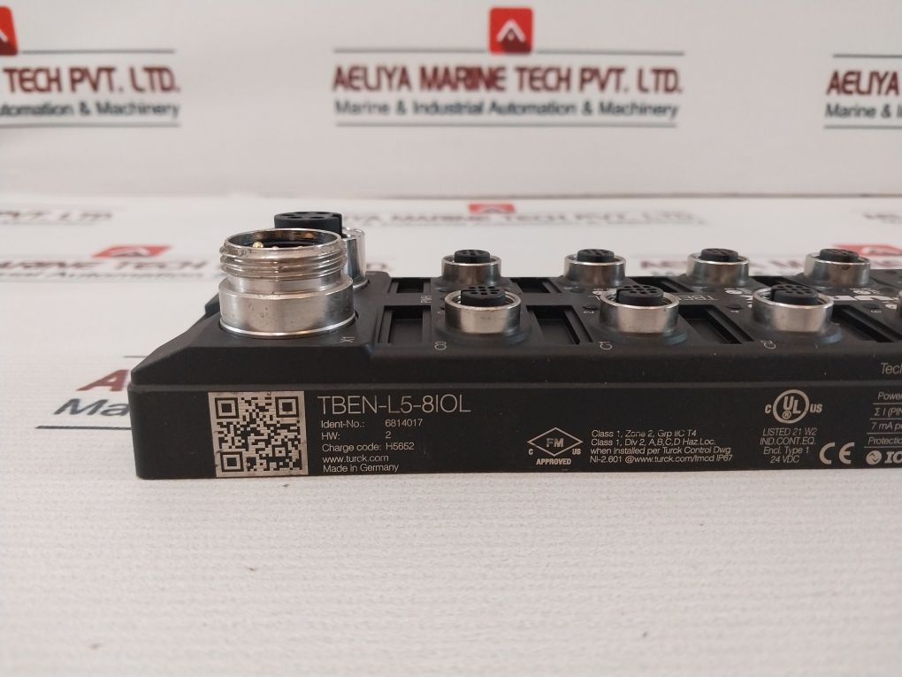 Turck Tben-l5-8Iol Compact Multiprotocol I/O Module For Ethernet