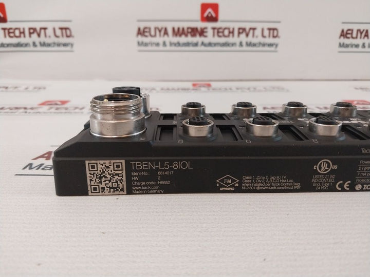 Turck Tben-l5-8Iol Compact Multiprotocol I/O Module For Ethernet