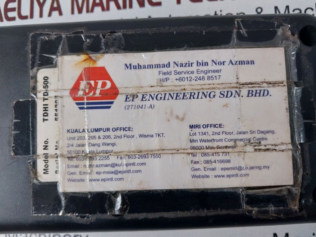 Turner Designs Td500D Oil In Water Meter Analyzer Tdhi Td-500