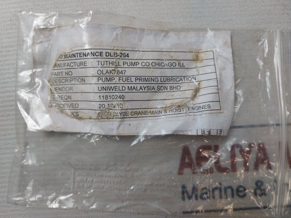 Tuthill 0La Fuel Priming Lubrication Pump